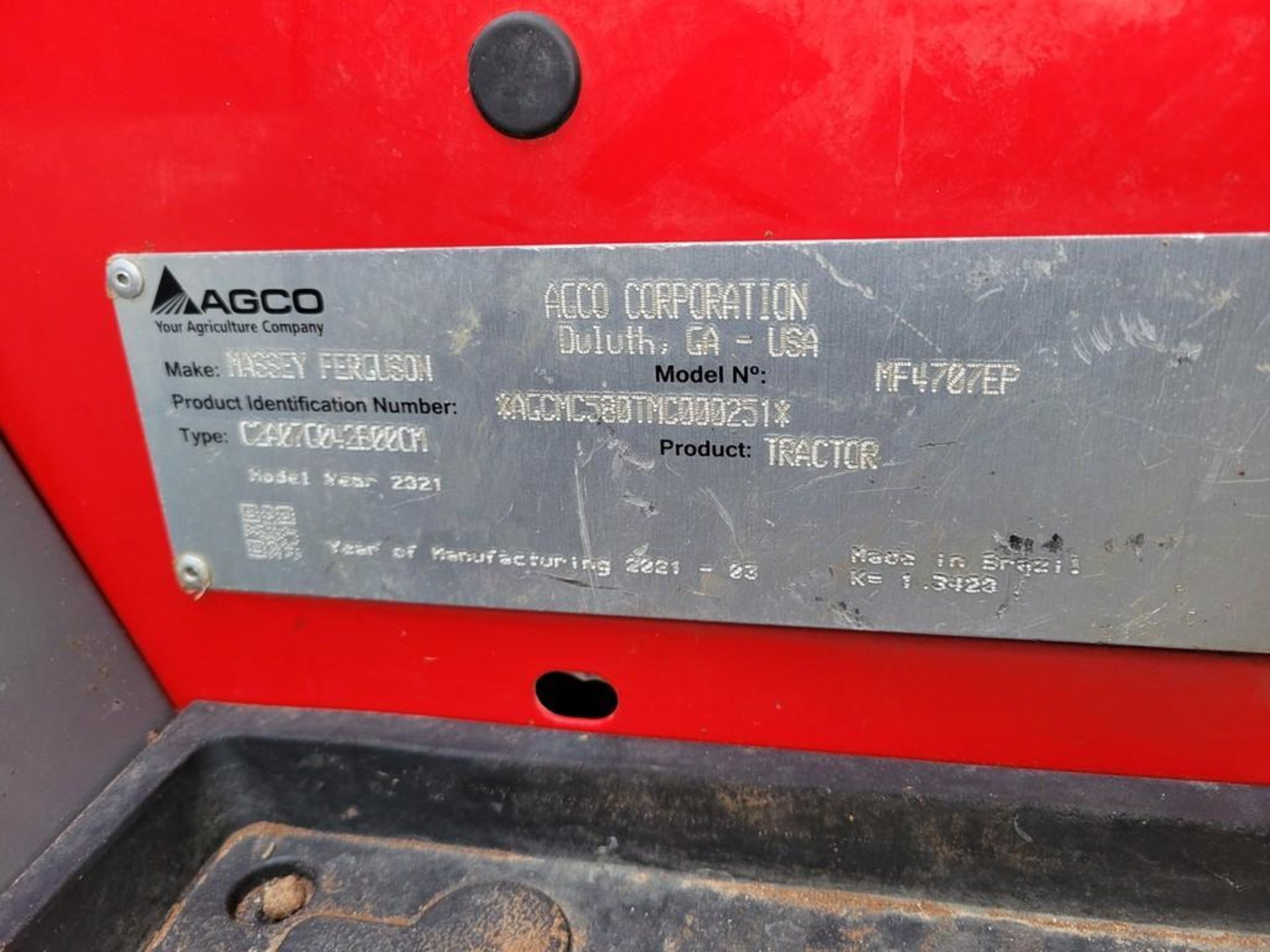 2021 Massey Ferguson 4707EP Tractor 'Ride & Drive' - Image 29 of 41