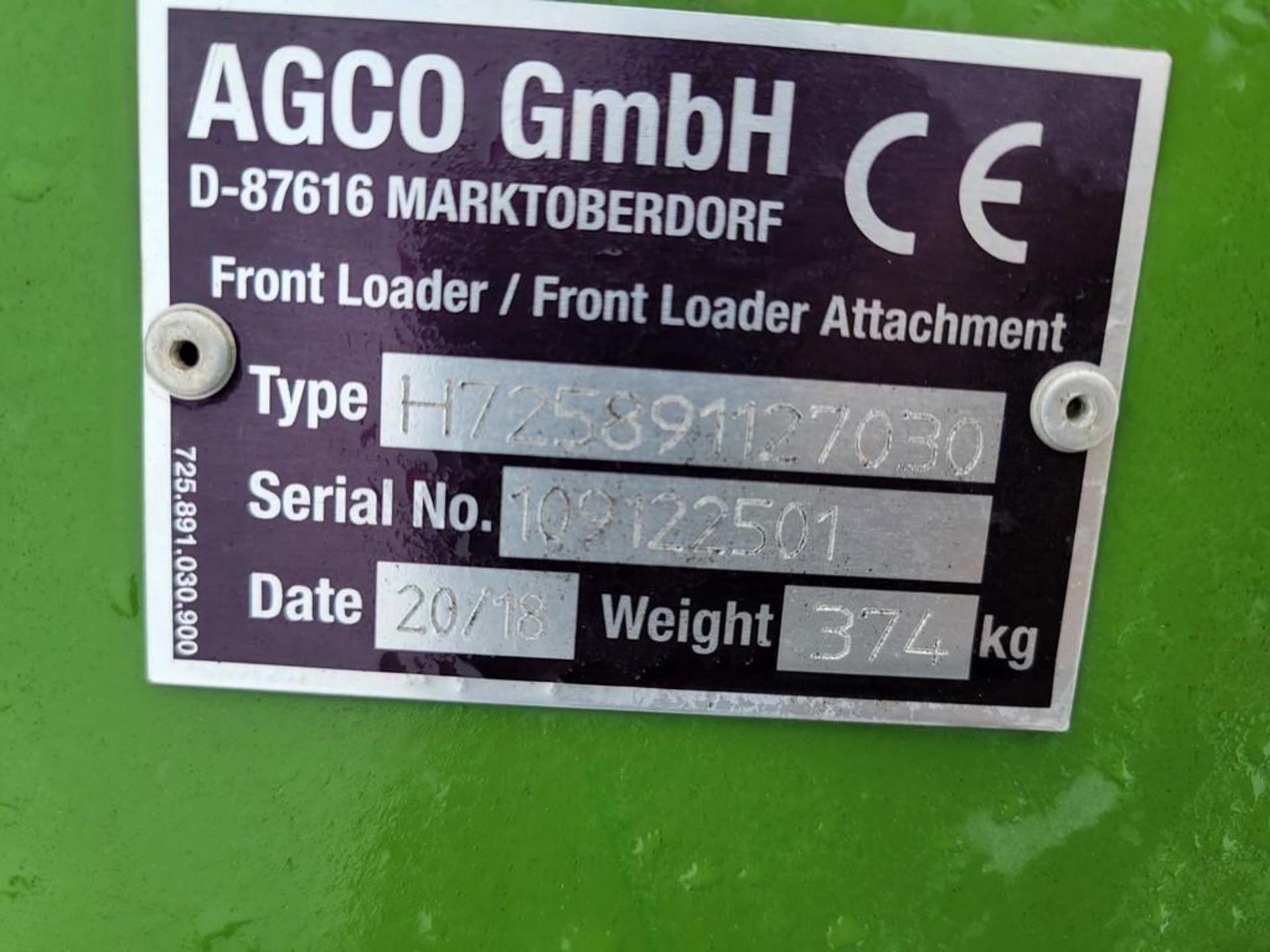 2018 Fendt LG2400 Loader Bucket - Image 6 of 12