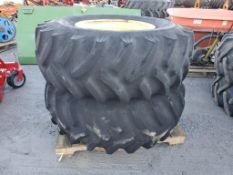 Tires on Wheels 'Pair of 2'