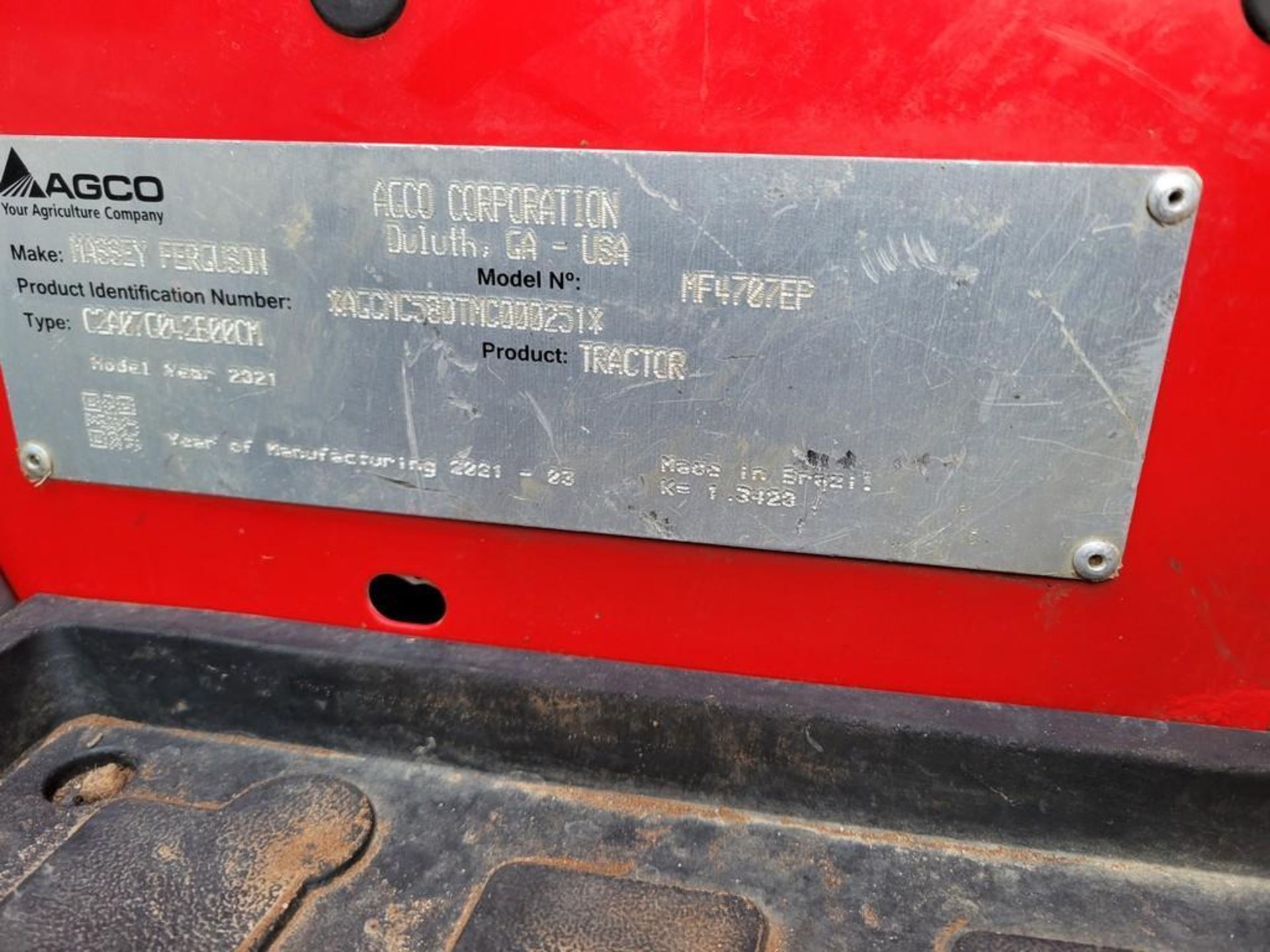 2021 Massey Ferguson 4707EP Tractor 'Ride & Drive' - Image 30 of 41