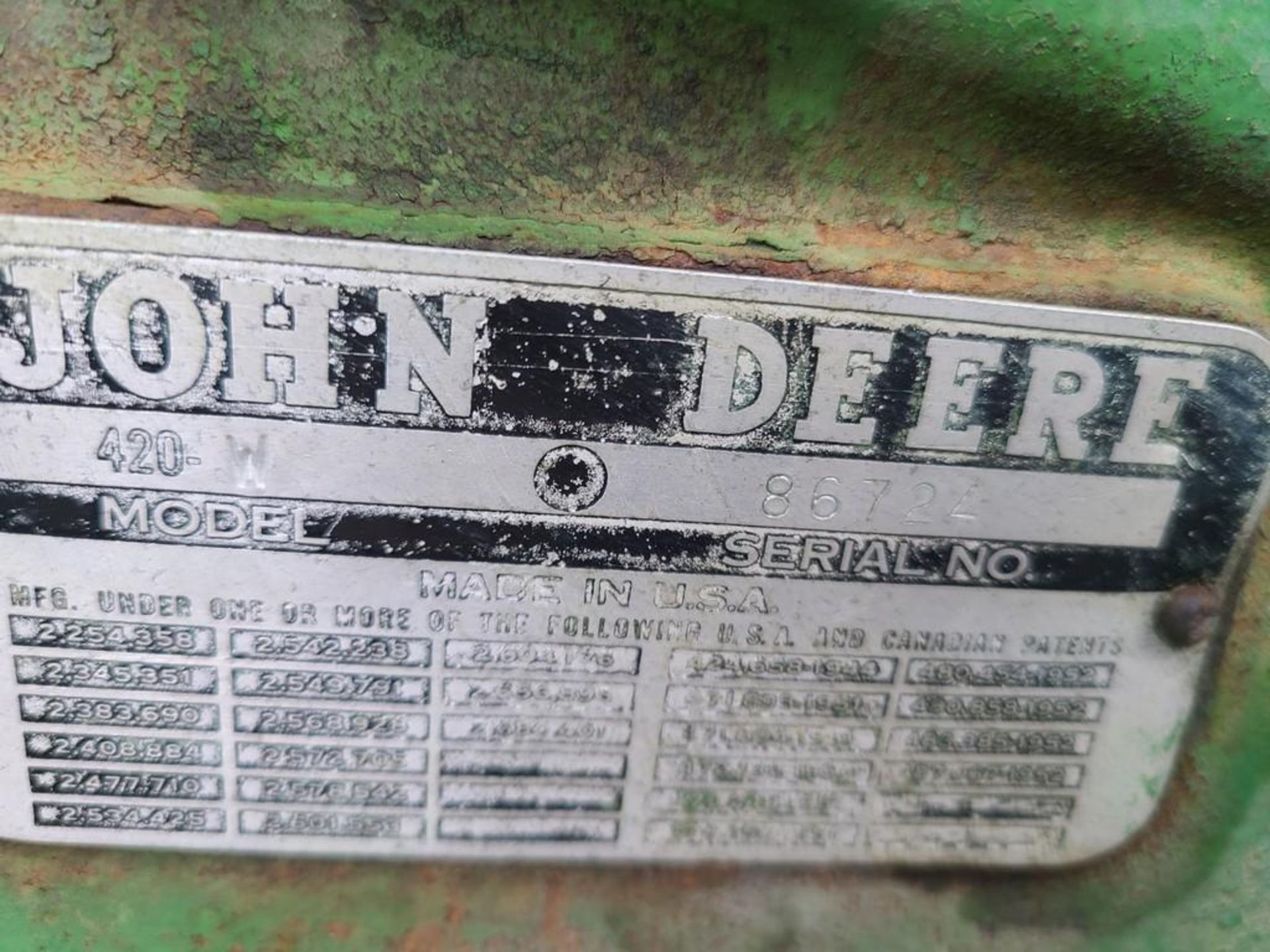 John Deere 420 Antique Tractor 'Ride & Drive' - Image 18 of 23