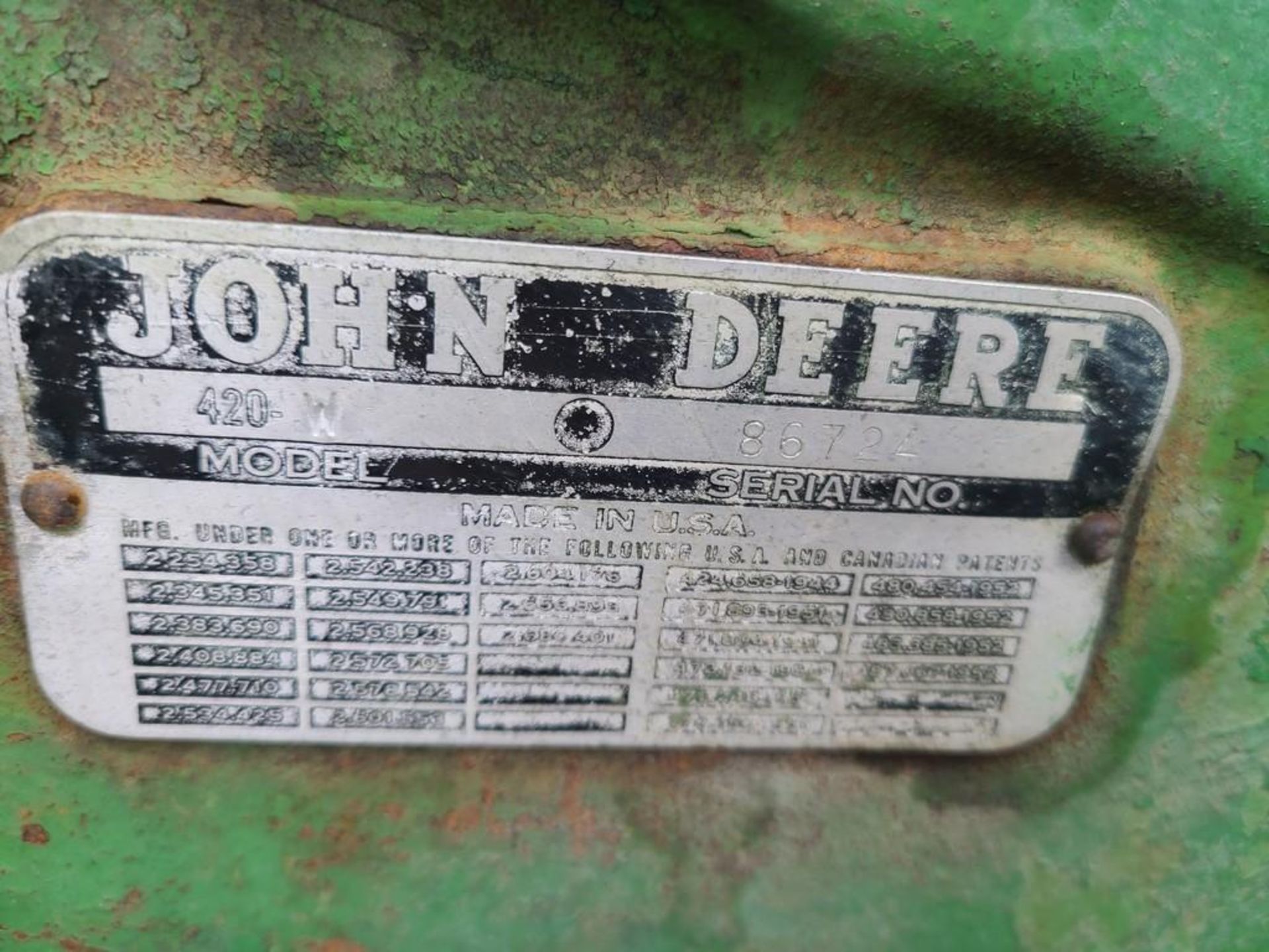 John Deere 420 Antique Tractor 'Ride & Drive' - Image 19 of 23