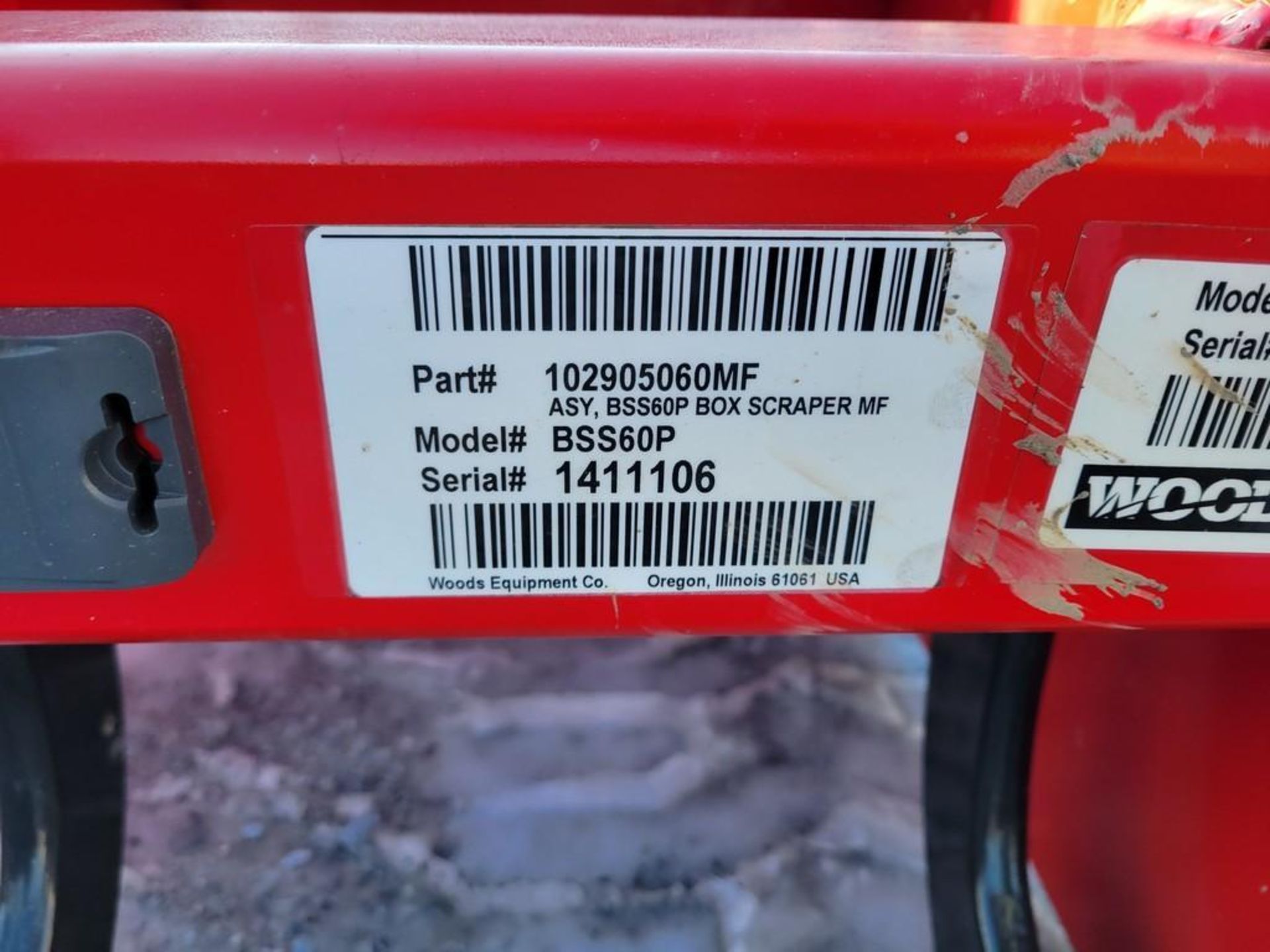 Woods BSS60P Box Blade 'NEW' - Image 13 of 14