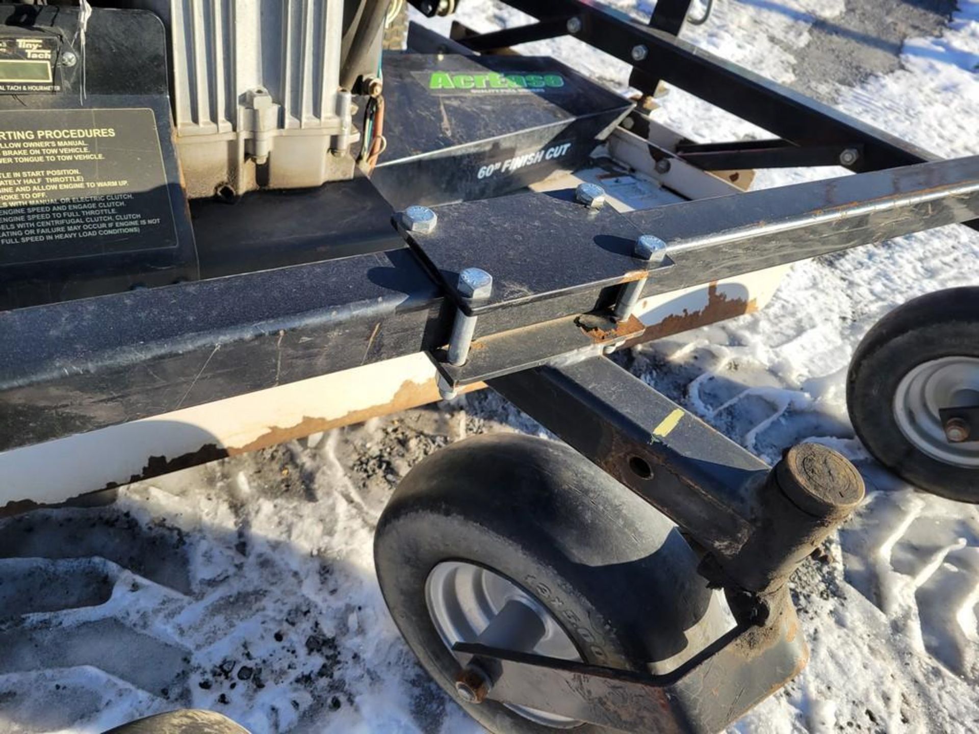 2015 Kunz Pro60V Pull Behind Mower - Image 4 of 24