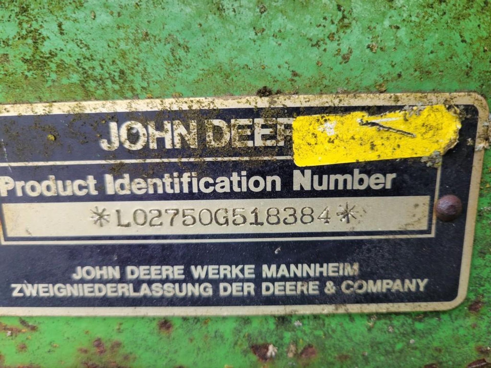 John Deere 2750 Tractor 'Runs & Operates' - Image 7 of 38