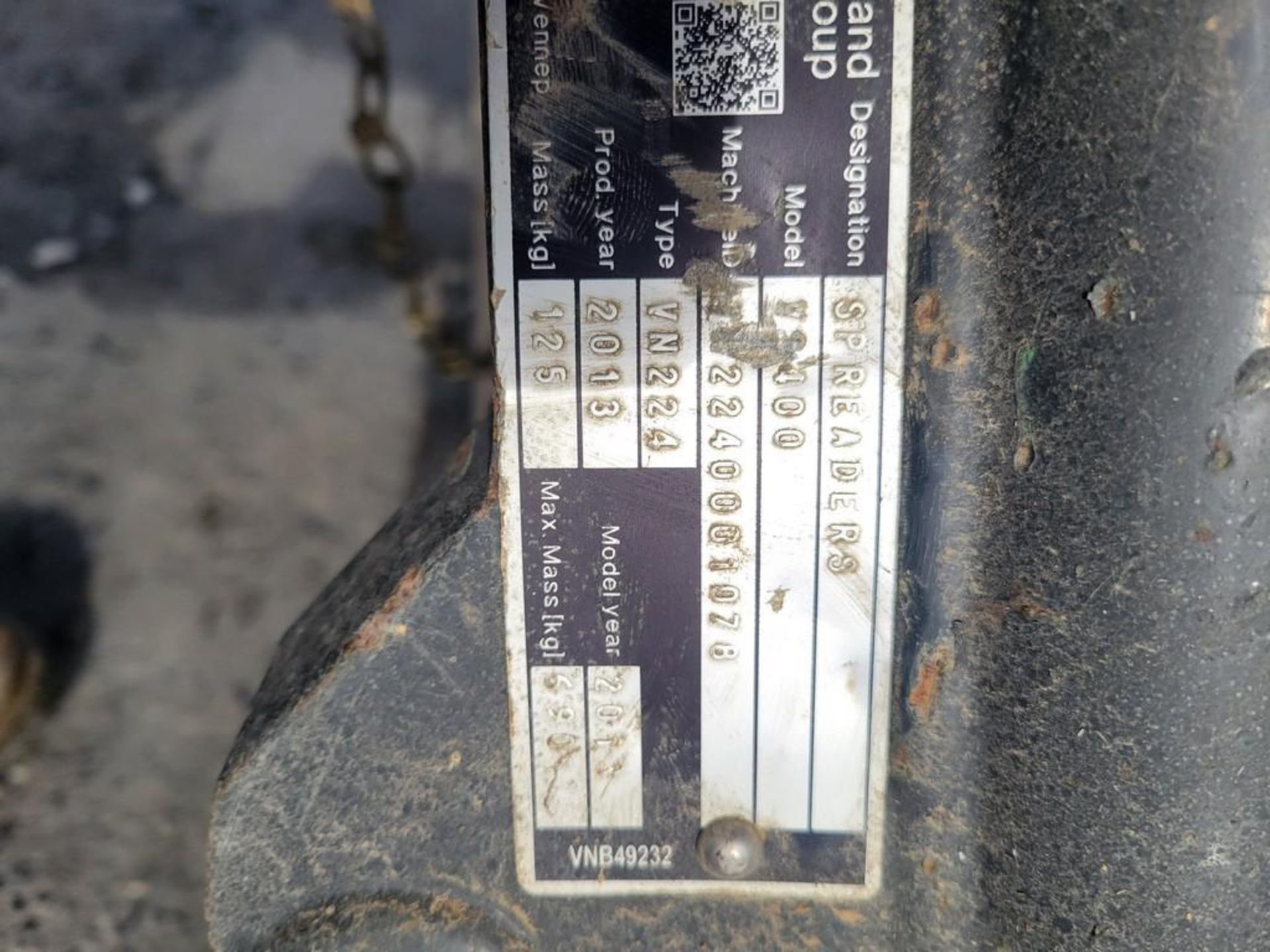 2013 Kubota VS400 Horn Spreader - Image 12 of 14