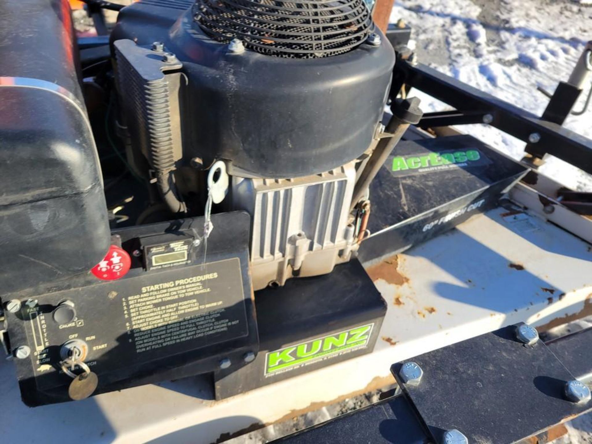 2015 Kunz Pro60V Pull Behind Mower - Image 5 of 24