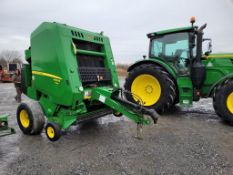 2018 John Deere 450M Round Baler 'Monitor in the Office'