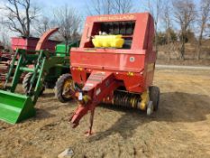 New Holland 650 Round Baler 'Monitor in the Office, Manual in the Office'