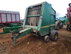 John Deere 530 Round Baler 'Monitor on Baler, '
