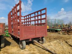 New Holland Wooden Rack Wagon