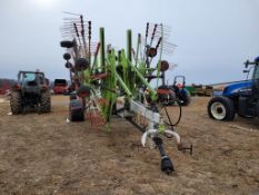 Claas Liner 4000 Rotary Rake 'Controls in the Office'