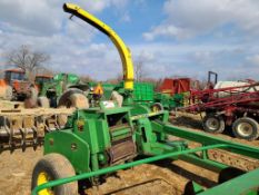 John Deere 3950 Forage Harvester 'Monitor in the Office'