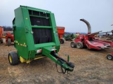 John Deere 435 Round Baler 'Monitor in the Office'