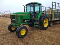 John Deere 7700 Cab Tractor 'Runs & Operates'