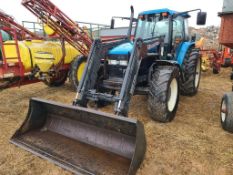 New Holland 8360 Cab Loader Tractor 'Runs & Operates'