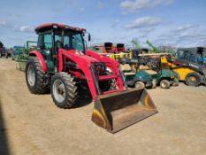 Mahindra 7060 Cab Loader Tractor 'Runs & Operates, THIS UNIT HAS PROBLEMS, All of its problems may o