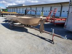 Tee Nee Trailer with Boat 'Title in the Office'