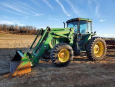 John Deere 7410 Cab Loader Tractor 'Ride & Drive'