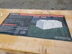 All Metal K1220 Single Garage Metal Shed 'NEW in Crate'
