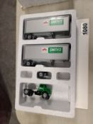 Winross Truck With Double Pup Trailers