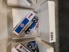 Winross Truck With Van Trailer