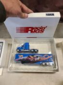 Winross Truck With Van Trailer