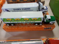 Winross Truck With Van Trailer