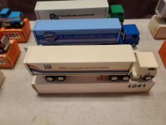 Winross Truck With Van Trailer