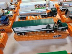 Winross Truck With Van Trailer