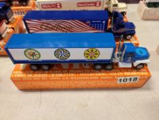 Winross Truck With Van Trailer