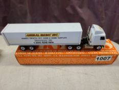 Winross Truck With Van Trailer