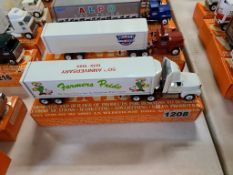 Winross Truck With Refer Trailer