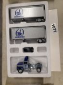 Winross Truck With Double Pup Trailers