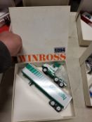 Winross Truck With Van Trailer