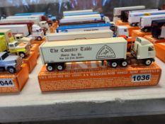 Winross Truck With Van Trailer