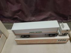 Winross Truck With Van Trailer