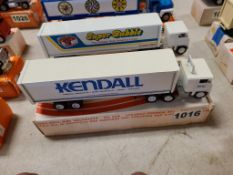 Winross Truck With Van Trailer