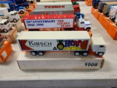 Winross Truck With Van Trailer