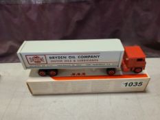 Winross Truck With Van Trailer