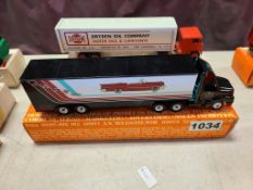 Winross Truck With Van Trailer