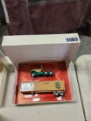 Winross Truck With Van Trailer