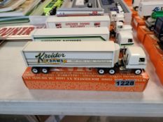 Winross Truck With Refer Trailer