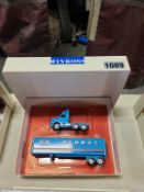 Winross Truck With Van Trailer