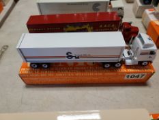 Winross Truck With Van Trailer