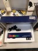 Winross Truck With Van Trailer