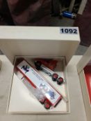 Winross Truck With Van Trailer