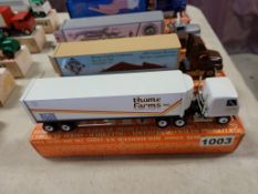 Winross Truck With Refer Trailer