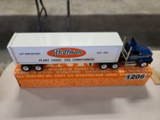 Winross Truck With Van Trailer