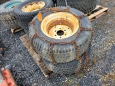 Tires on Wheels 'Set of 4'